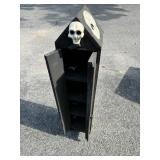 Skeleton wooden cabinet