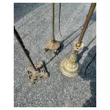 Lot of three Antique Floor Lamps