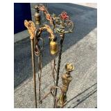 Lot of three Antique Floor Lamps