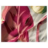 One Panel Mid Century Modern Barkcloth Curtains