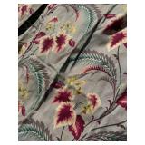 Two Panel Mid Century Modern Barkcloth Curtains