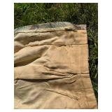 Two Panel Mid Century Modern Barkcloth Curtains