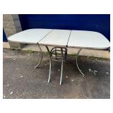 Vintage Drop Leaf Crome Formica Table