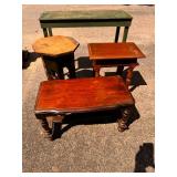 Lot of 4 Small Tables