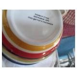 Brightly covered Mexico themed plat...