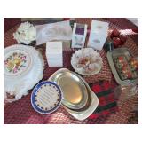 Silver tone, ceramic and Lead Cryst...