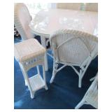 9pc white Wicker shabby chic style ...