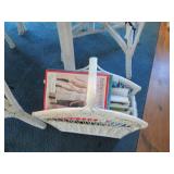 9pc white Wicker shabby chic style ...