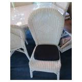 9pc white Wicker shabby chic style ...