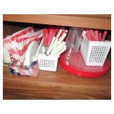 Picnic themed red plaid pattern dis...