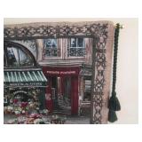 French themed wall tapestry approxi...