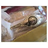 Ceramic tea pots, silver plated Spo...