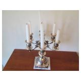 Very heavy Silver Plated Ornate 7-s...