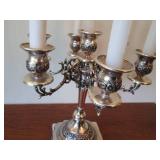 Very heavy Silver Plated Ornate 7-s...