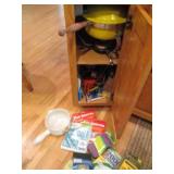 Lot of double burner style pots and...