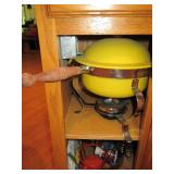 Lot of double burner style pots and...