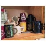 Assortment of coffee mugs, Canning ...