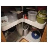 Large assortment of Tupperware and ...