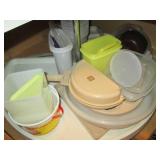 Large assortment of Tupperware and ...