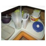 Large assortment of Tupperware and ...