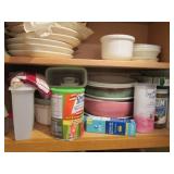 Glass Mixing bowls, Corelle plates ...