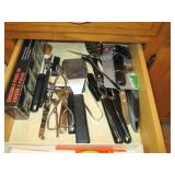 Variety of flatware, serving utensi...