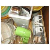 Corning Ware casserole dishes, glas...