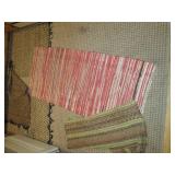 Bundle of area and entry style rugs...