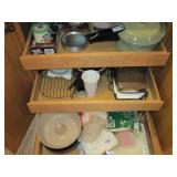 Glass and disposable bakeware pans,...