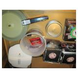 Glass and disposable bakeware pans,...