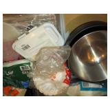 Glass and disposable bakeware pans,...