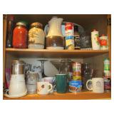 Variety of Cut glass bowls, trays, ...