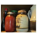 Variety of Cut glass bowls, trays, ...