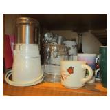 Variety of Cut glass bowls, trays, ...