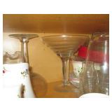 Variety of Cut glass bowls, trays, ...