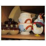 Huge collection of stoneware mugs, ...