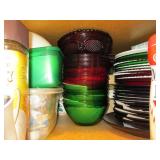 Content of 2-shelves containing a v...