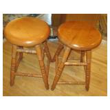 Set of (2) Very Sturdy solid Wood s...