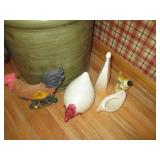 Vintage Metal milk can with lid plu...