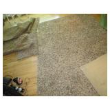 Shaggy style area rug with matching...