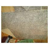 Shaggy style area rug with matching...