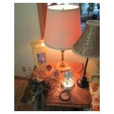Lamps and other table top decor...