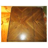 Vintage Wood drop leaf end table wi...