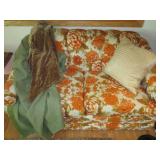 Vintage Permalux floral 2-cushion l...
