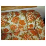 Vintage Permalux floral 2-cushion l...