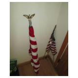 Variety of outdoor American flag de...