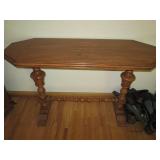 Decorative Wood Base entry table...