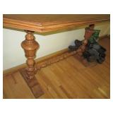 Decorative Wood Base entry table...