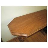 Decorative Wood Base entry table...