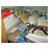 Huge supply of envelopes, light bul...